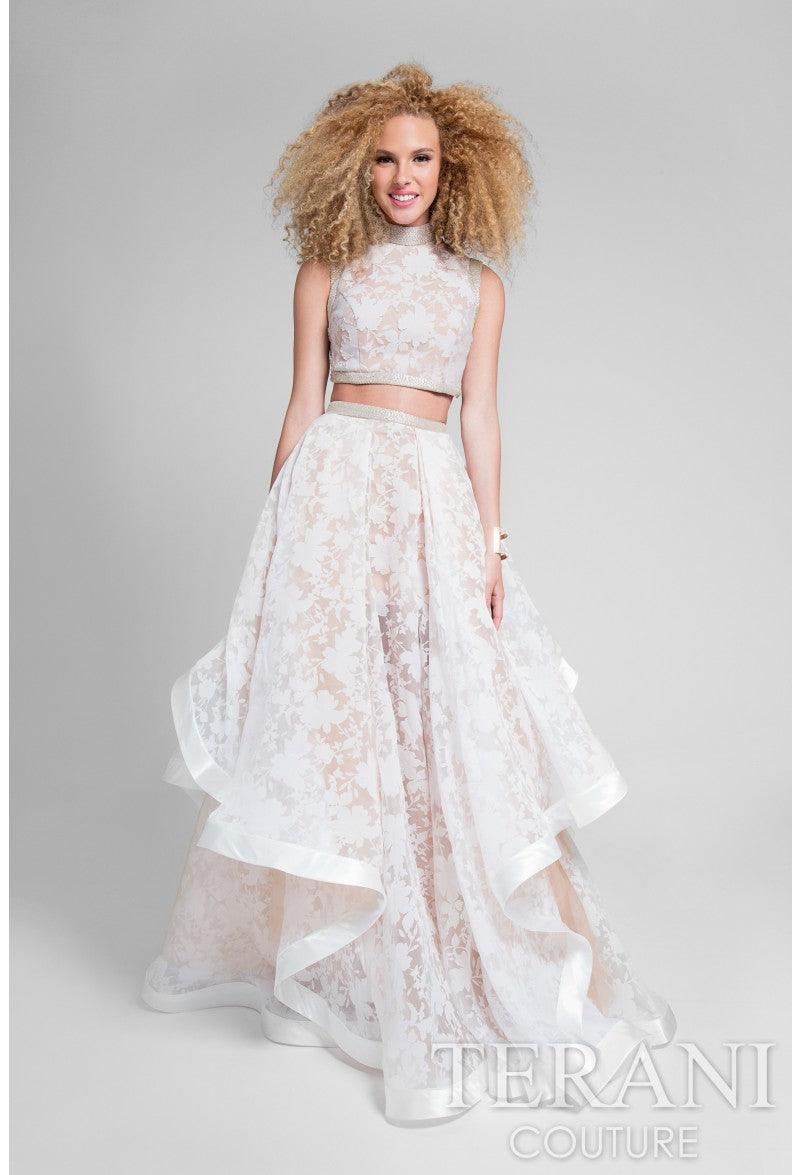 Terani Couture Two Piece Long Prom Dress 1711P2713 - The Dress Outlet