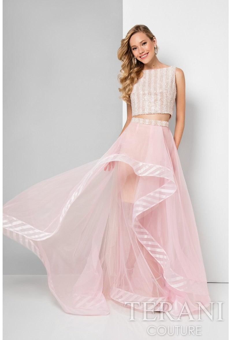 Terani Couture 1711P2697 Two Piece Prom Dress