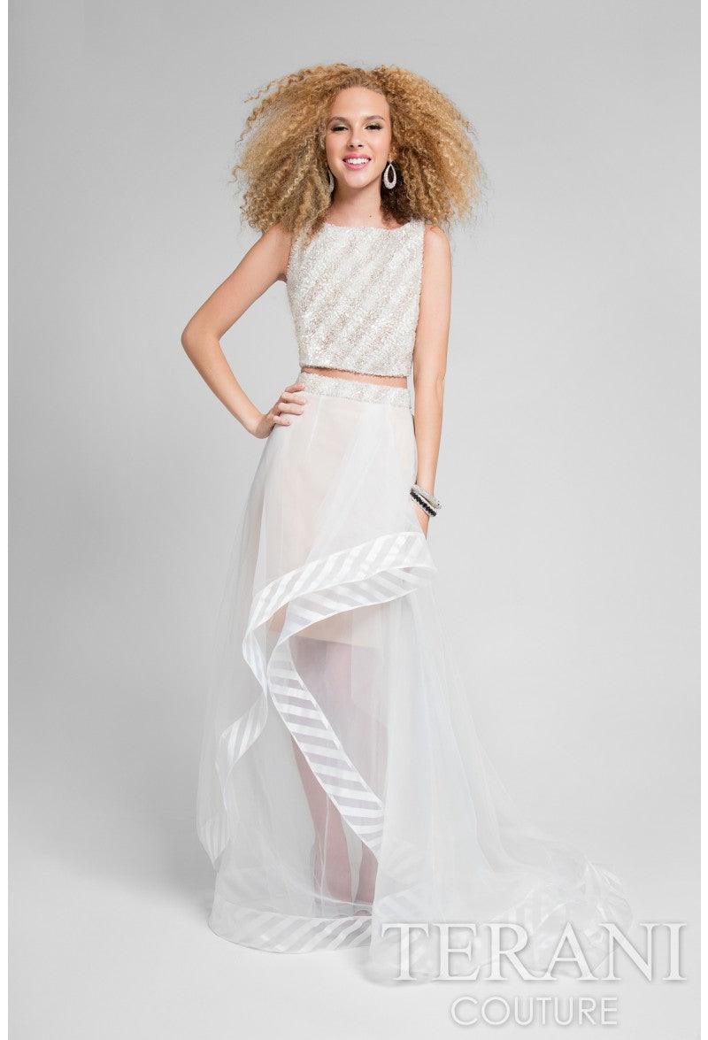 Terani Couture 1711P2697 Two Piece Prom Dress