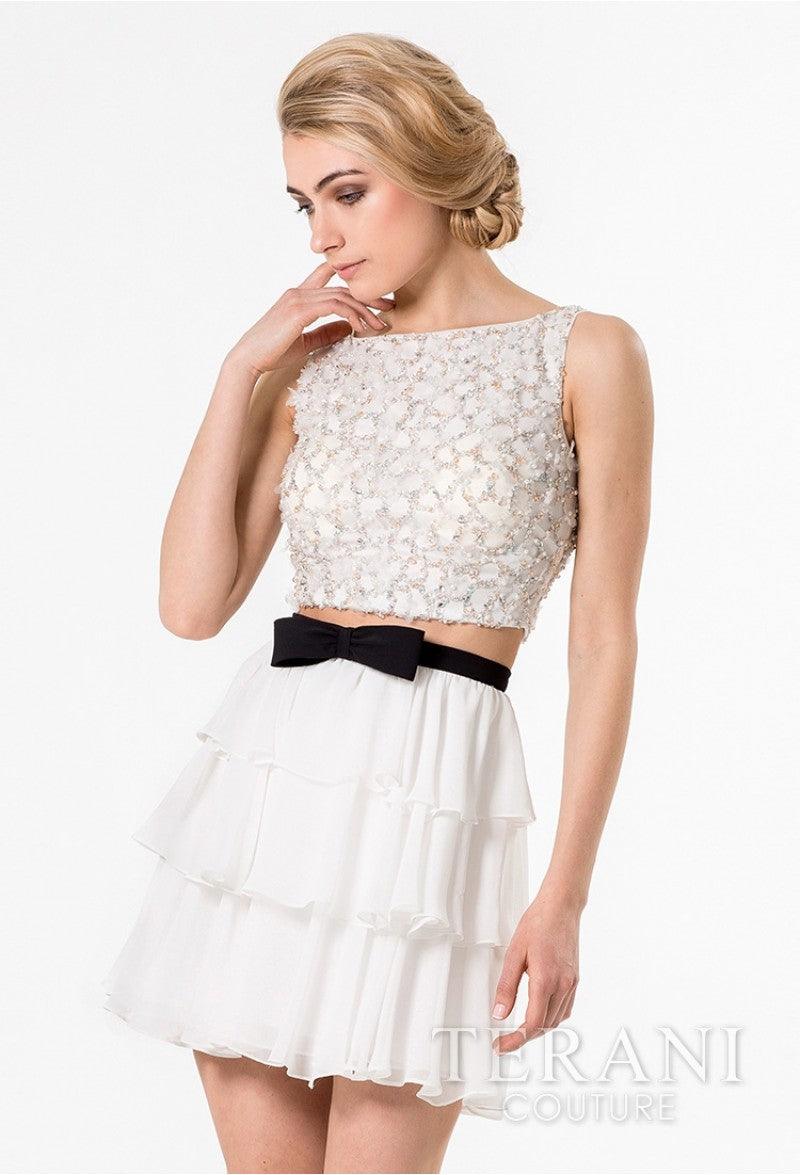 Terani Couture Two Piece Short Prom Dress 1521H0059A - The Dress Outlet