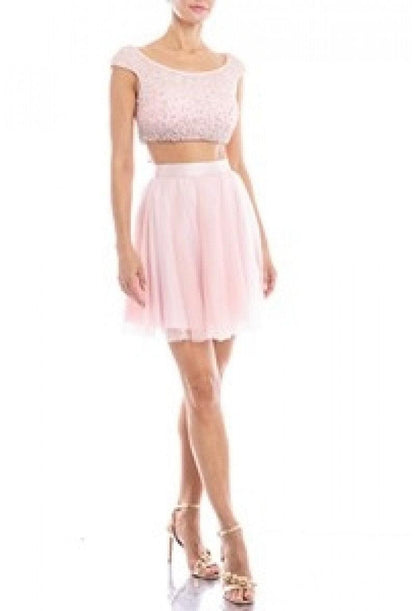 Terani Couture Two Piece Short Prom Dress 1521H0100A - The Dress Outlet