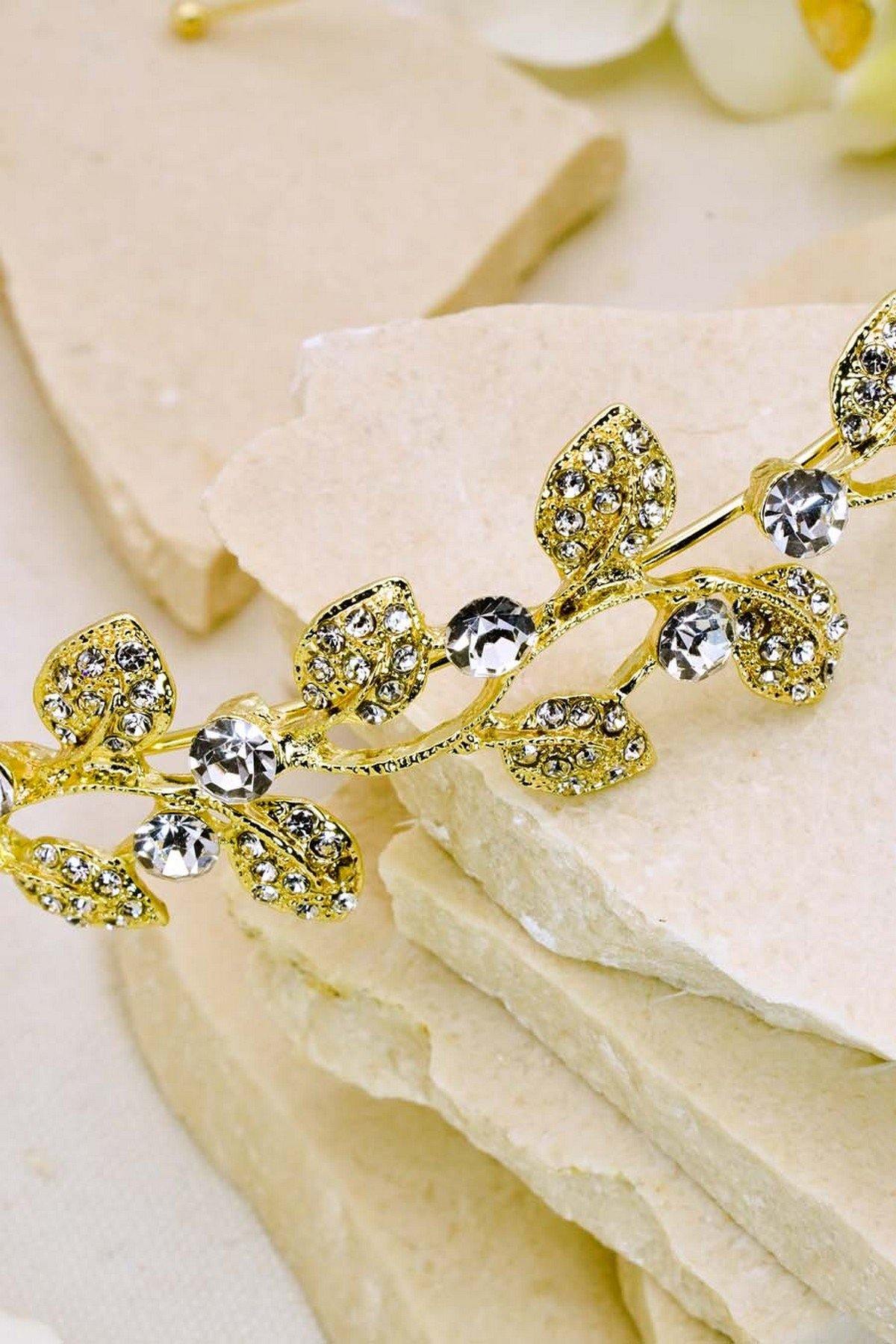 Wedding Headband Floral Style Bridal Headpiece - The Dress Outlet