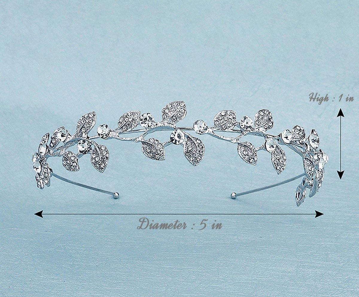 Wedding Headband Floral Style Bridal Headpiece - The Dress Outlet