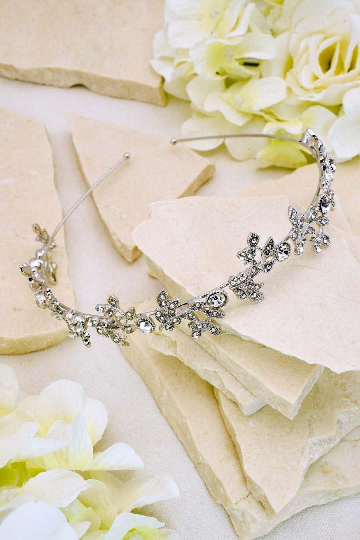 Wedding Headband Rhinestone Embellished Headpiece