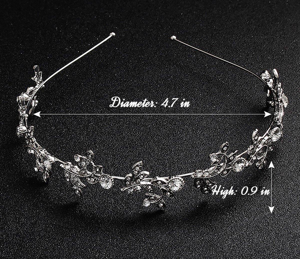 Wedding Headband Rhinestone Embellished Headpiece