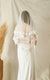 Wedding Veil Botanical Embroidery Standard Length - The Dress Outlet